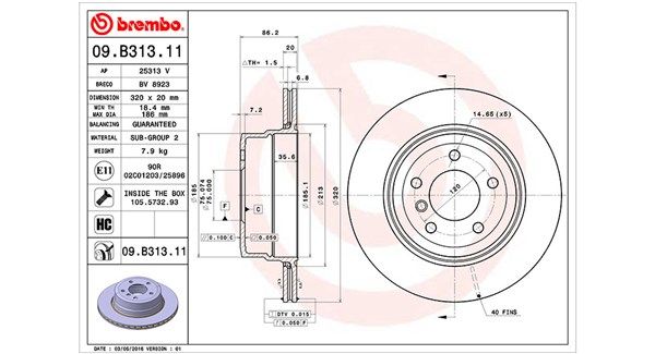 MAGNETI MARELLI Bremžu diski 360406112601